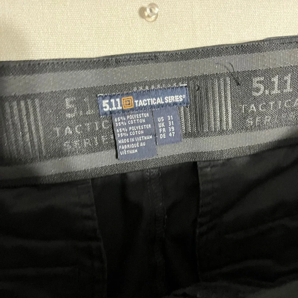 5.11 Tactical Series Womens Black Ripstop Cargo‎ Work Pants - Size 31